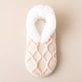 Fuzzy Fleece Lined Warm No Slip Slipper Socks 6W8FSO861