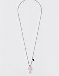 Gemstone Cross Pendant Necklace - DippedShop Wholesale - #2499