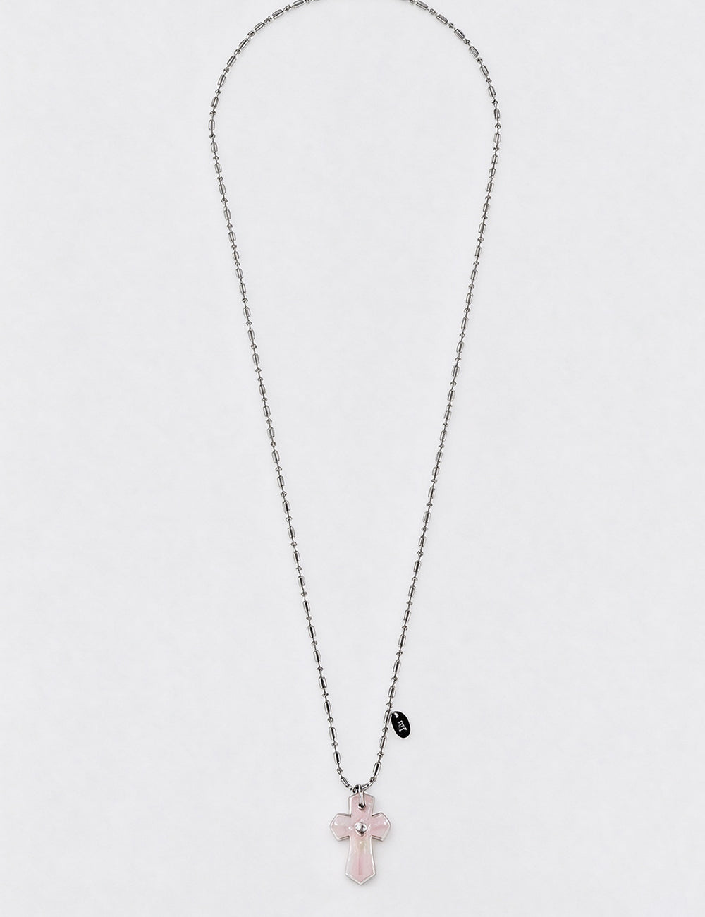 Gemstone Cross Pendant Necklace - DippedShop Wholesale - #2499