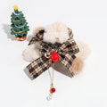Plaid Velvet Bow Hair Clip - DippedShop Wholesale - #4547