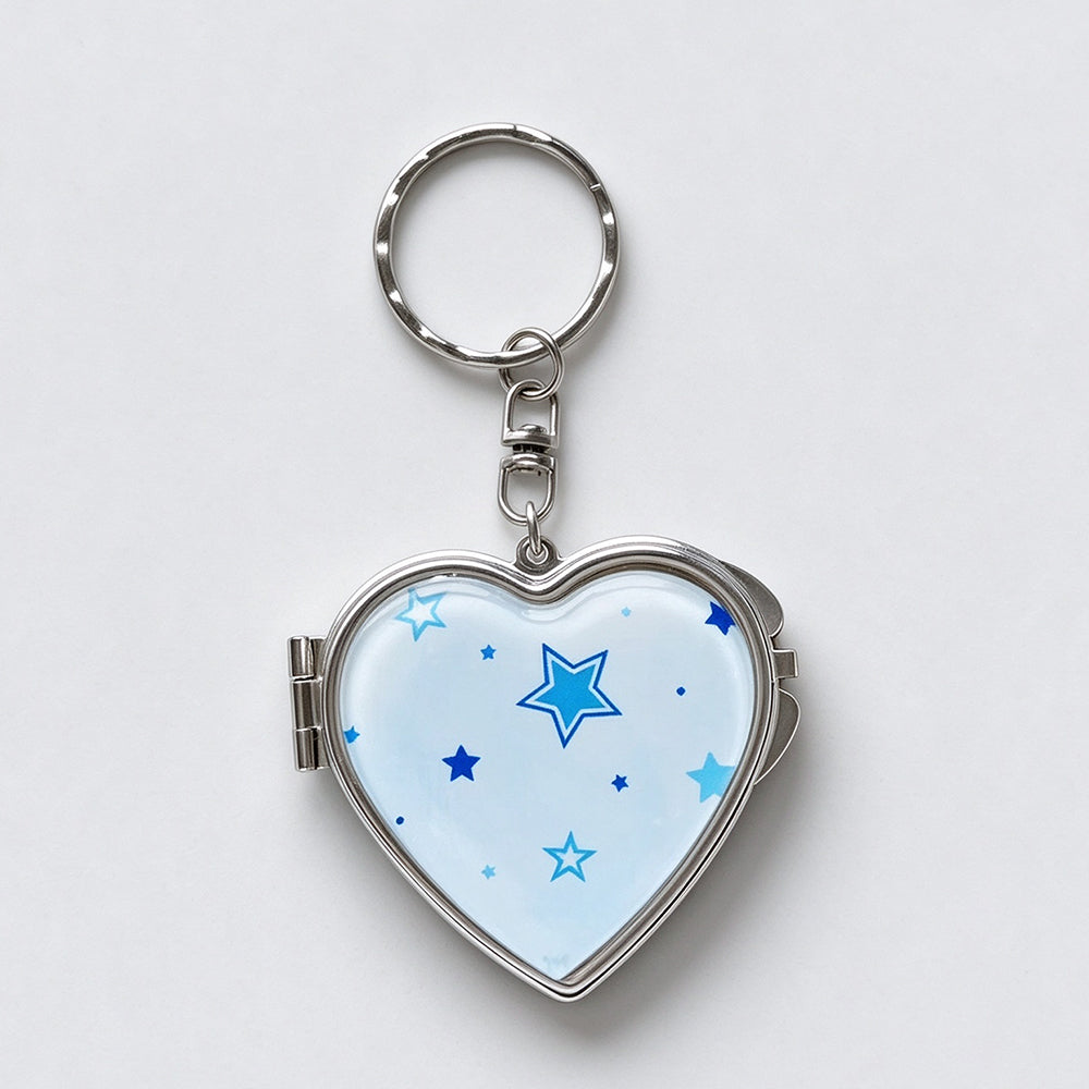 Heart Polka Dot Keychain - DippedShop Wholesale - #6275