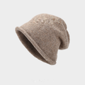 Simple Solid Color Angora Knit Beanie 6W6HAT674