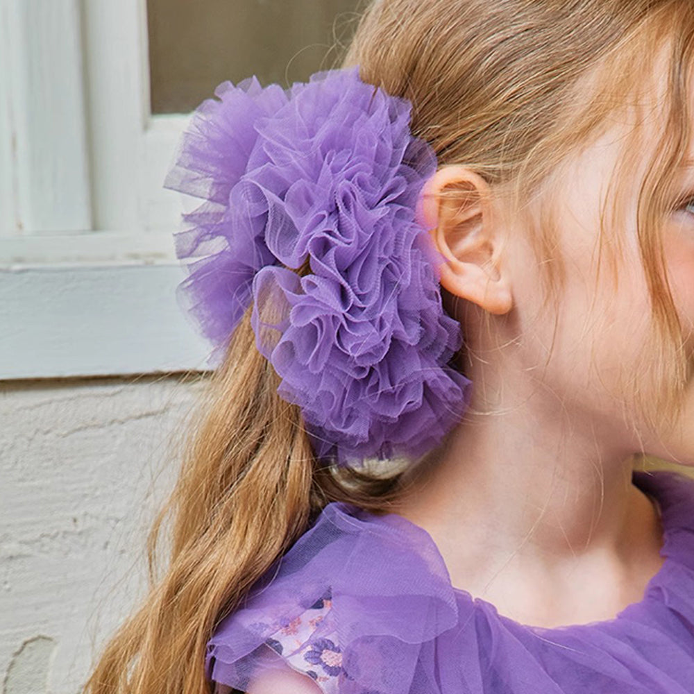Oversized Tulle Lace Mesh Hair Scrunchie 6W6HSR468