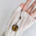 Gemstone Donut Coin Necklace - DippedShop Wholesale - #5587