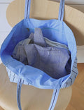 Stylish Striped Canvas Large Capacity Tote Bag MK2BLW6W10BBG561