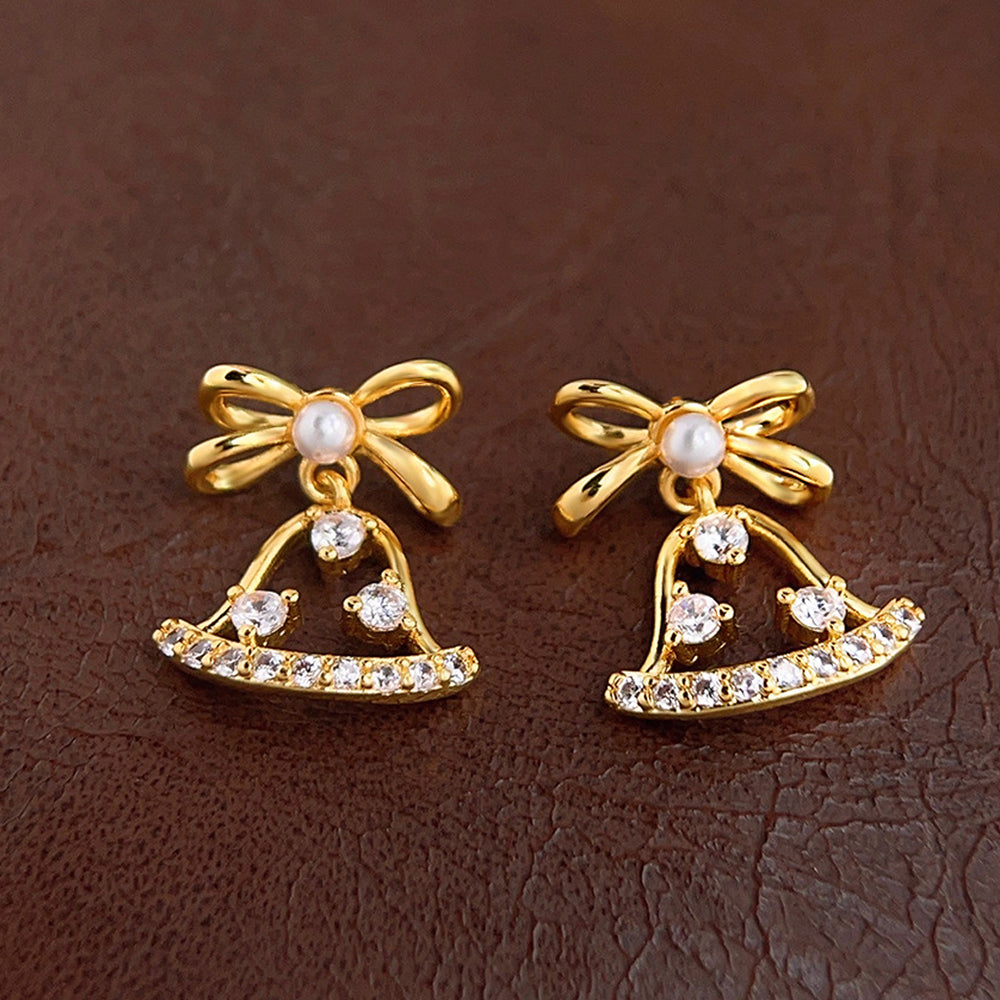 Christmas Bell Stud Earrings - DippedShop Wholesale - #3875