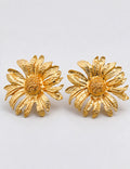 Elegant Gold Plated Floral Pendant Necklace 6W6JNC947