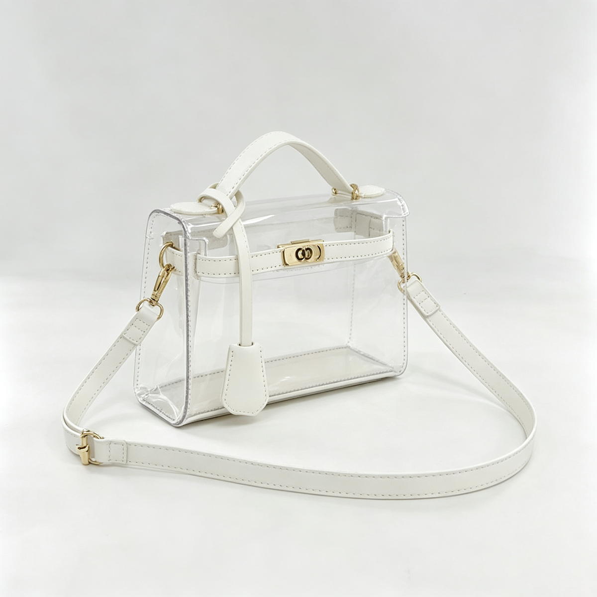 Minimalist Transparent Jelly Shoulder Bag 6W10BBG2116