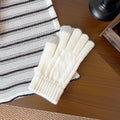 Minimalist Solid Color Touch Screen Warm Gloves 6W6GLO81