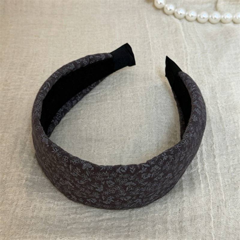 Vintage Floral Print Non-Slip Wide Headband 6W6HBD319