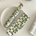Vintage Floral Print Lightweight Folding Compact Umbrella MK2MBFN6Z11UL08