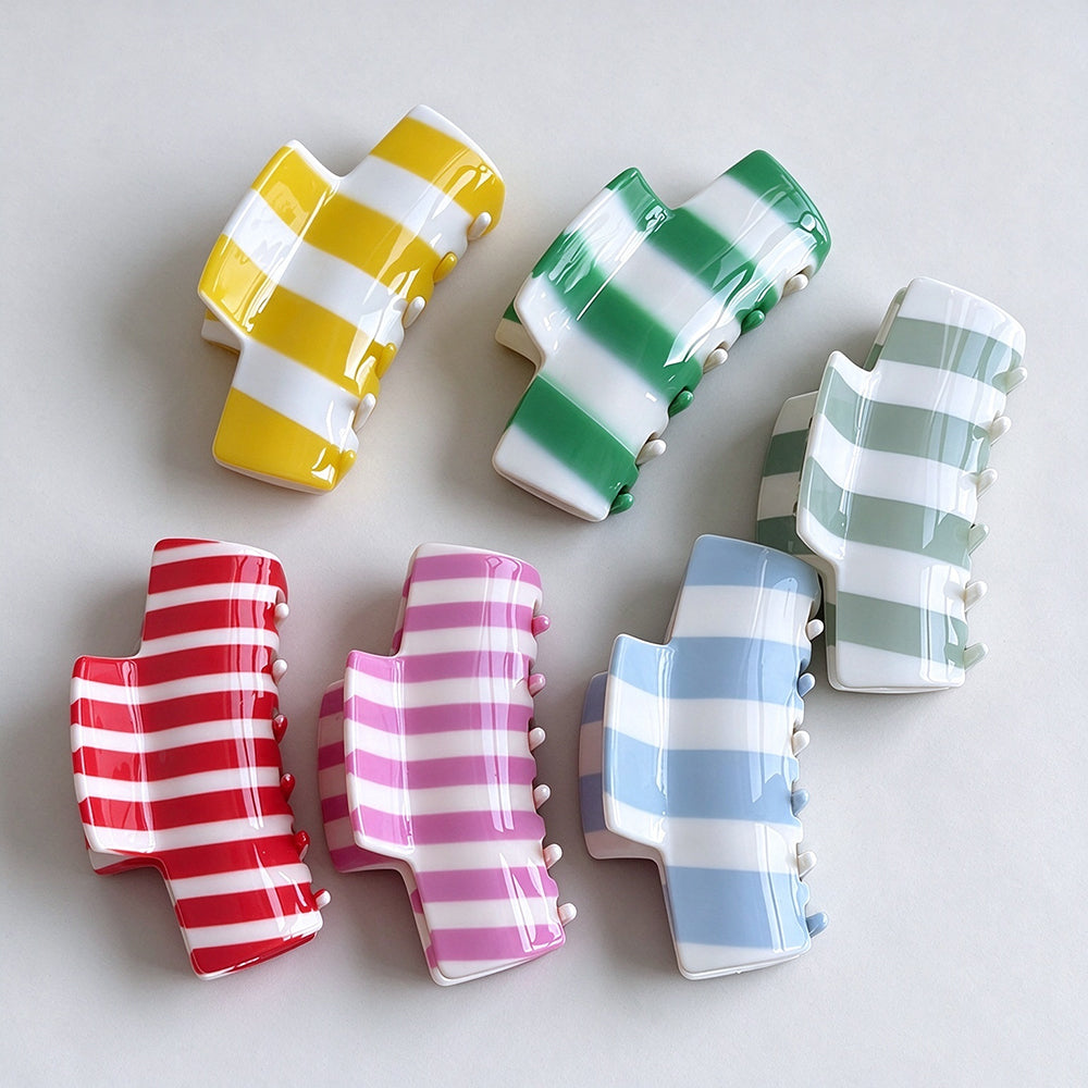 Color Block Hair Claw - DippedShop Wholesale - #7459