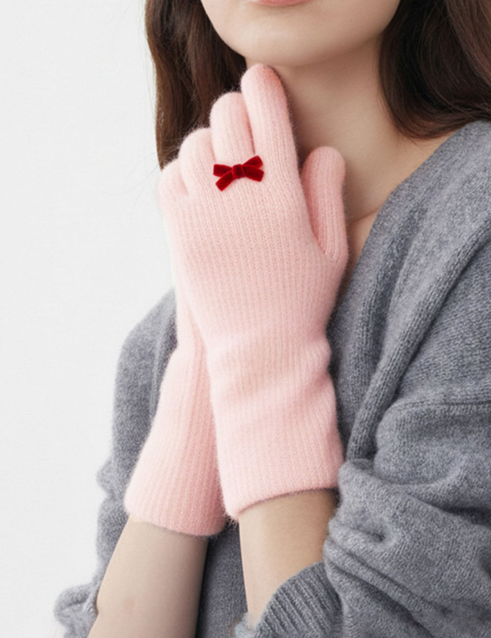Wool Blend Knit Gloves - DippedShop Wholesale - #8659