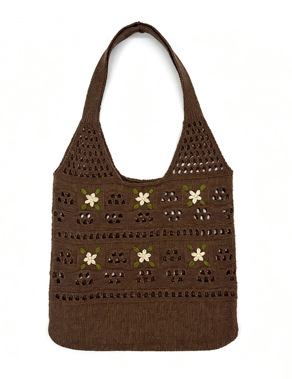 Sweet Floral Crochet Hollow Shoulder Bags 6W10BBG1576