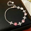 Chic Cross Rhinestones Chain Bracelet 6W6JBR688