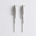 Bowknot Beaded Tassel Earrings - DippedShop Wholesale - #5331