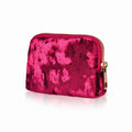Soft Velet Portable Travel Jewelry Case with Zipper 6W13HSJ90