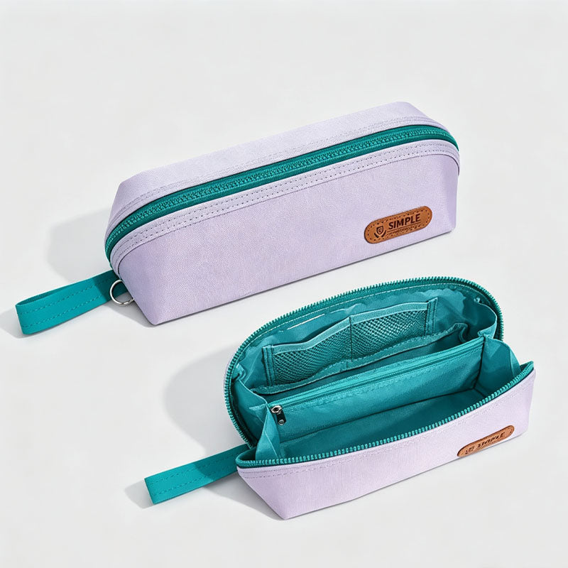 Simple Solid Color Large Capacity Pencil Case 6S10BOB1064