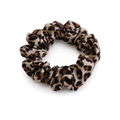 Vintage Leopard Print Ruffled Elastic Scrunchies 6W6HSR321