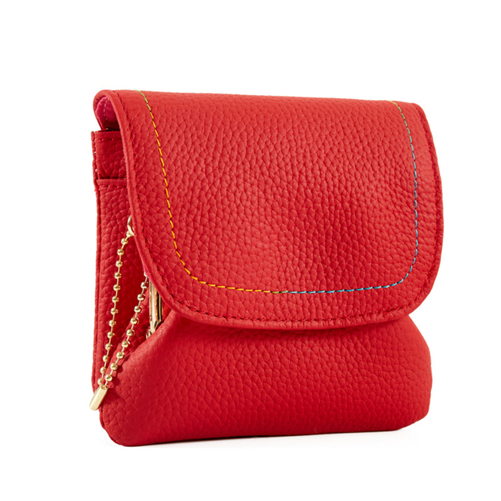 Dual Compartment Kiss Lock Short Wallet 6W10BWB307