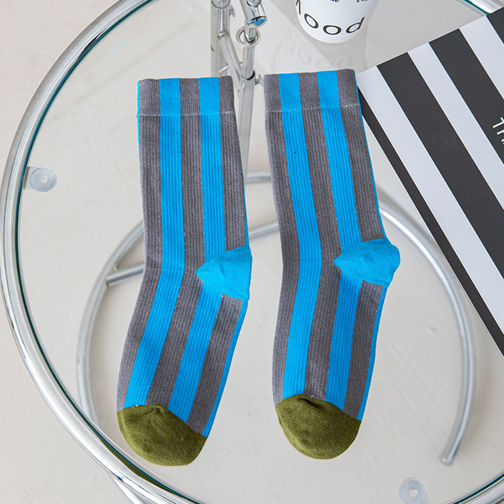 Striped Breathable Socks - DippedShop Wholesale - #9203