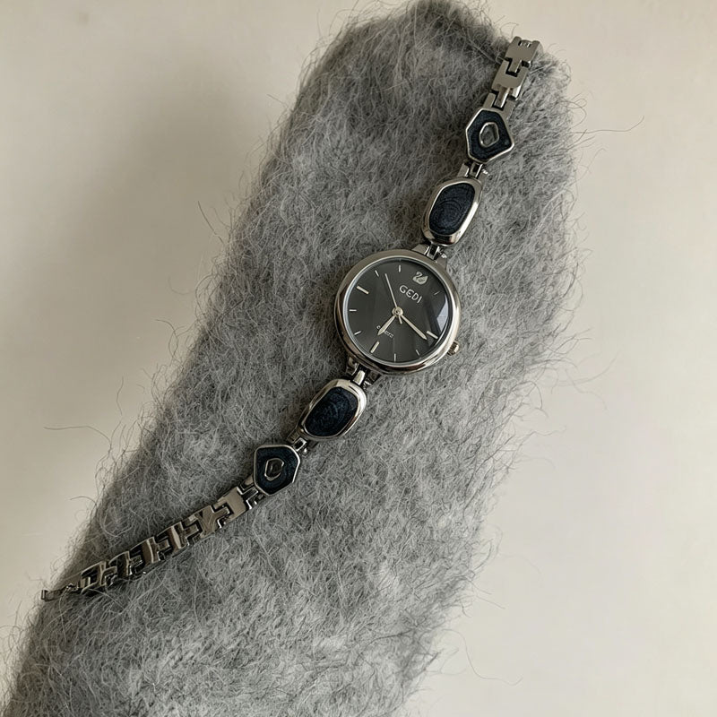 Vintage Agate Quartz Watch - DippedShop Wholesale - #1651
