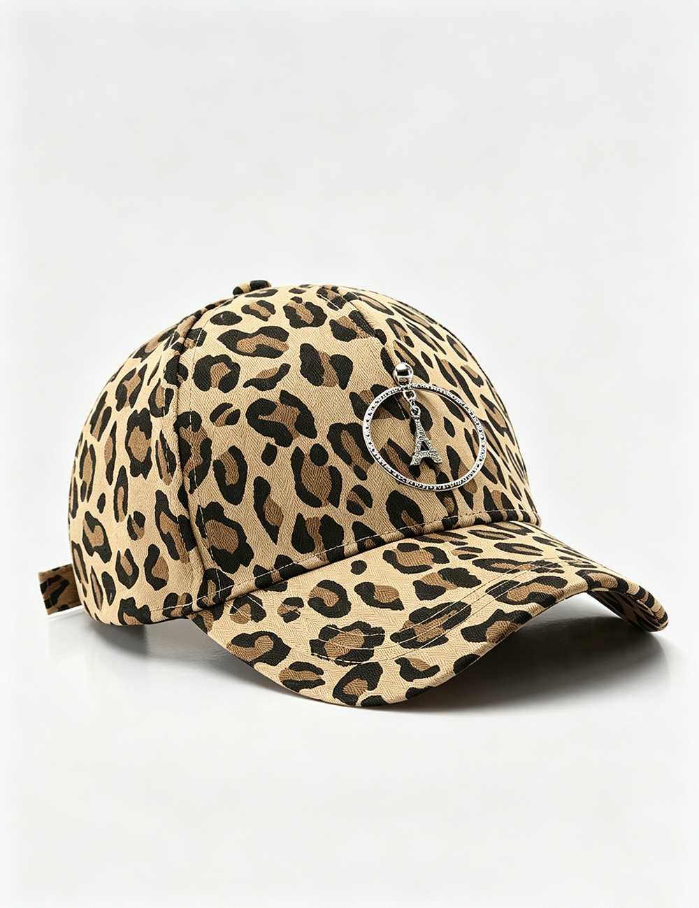 Stylish Leopard Print Curved Brim Baseball Caps MK2COW6W6HAT198