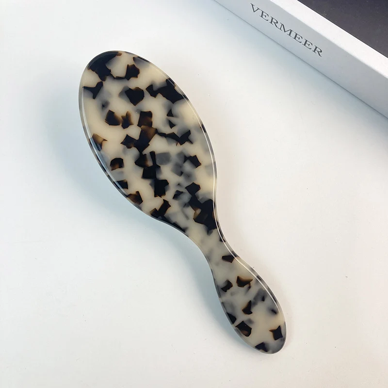 Oval Leopard Acetate Portable Air Cushion Combs MK2PPM6CT5CB30