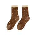 Fleece-Trim Crew Socks - DippedShop Wholesale - #1795