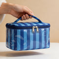 Color Block Striped Makeup Bag - DippedShop Wholesale - #8979