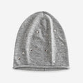 Stylish Metal Rivet Knit Beanie Hat 6W6HAT651