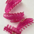 Sparkly Sequin Rose Large Hair Claw 6W6HCP1658
