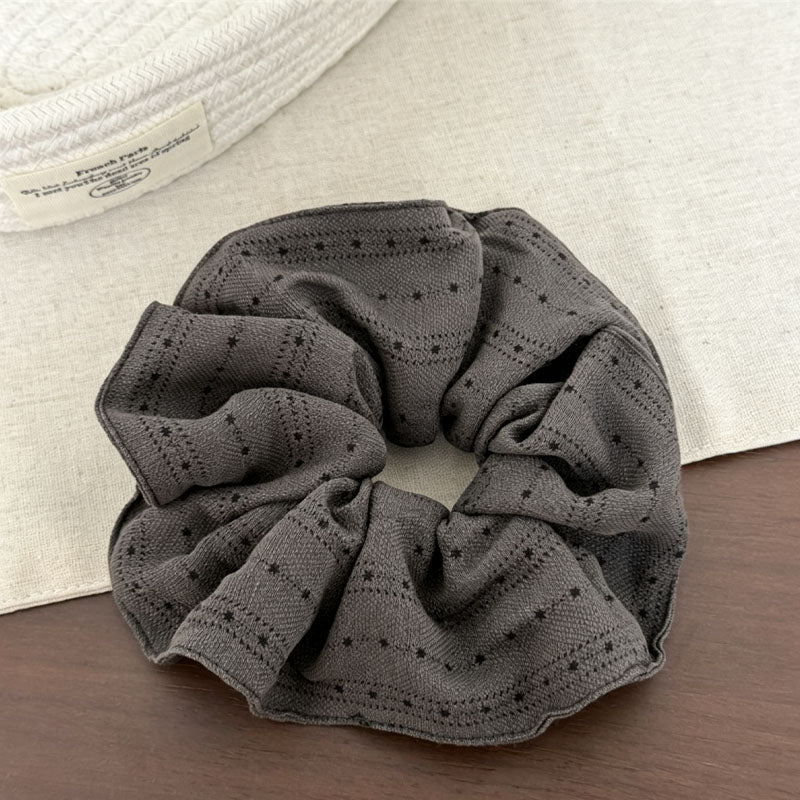 Stylish Star Print Elastic Hair Scrunchies 6W6HSR377