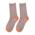 Color Contrast Striped Soft Crew Socks 6W8FSO700