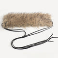 Stylish Thick Fur Adjustable Strap Belt 6W6JBT212
