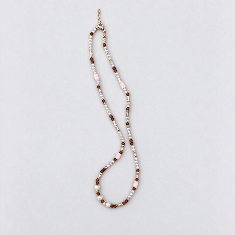 Flower Teardrop Pendant Necklace - DippedShop Wholesale - #4083