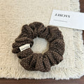 Ruffled Polka Dot Scrunchies - DippedShop Wholesale - #3251