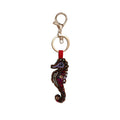 Trendy Handmade Beaded Rhinestones Crab Pendant Keychain 6W10BBC811