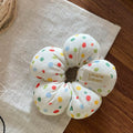 Stylish Polka Dots Sponge Flower Hair Tie MK2BLW6W6HHT19