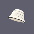 Stylish Color Block Angora Knit Bucket Hat 6W6HAT682