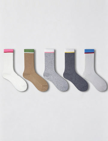 Stylish Color Block Breathe Socks 6W8FSO1014