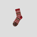 Vintage Fair Isle Thickened Thermal Christmas Socks 6W8FSO905