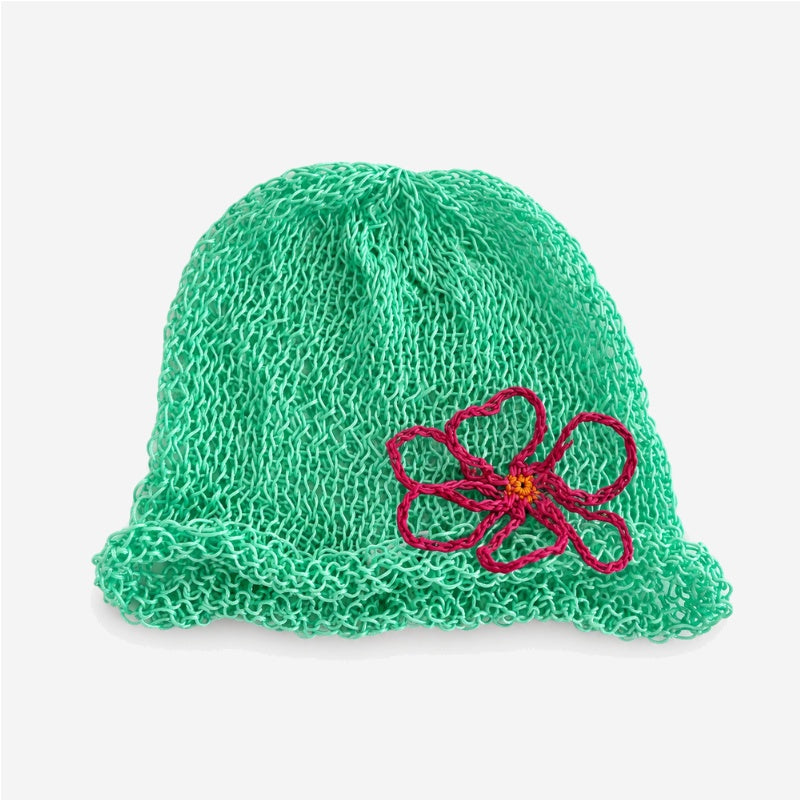 Dopamine Hand Crocheted Floral Knit Hat 6W6HAT630