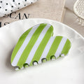 Polka Dot Heart Hair Claw - DippedShop Wholesale - #1779