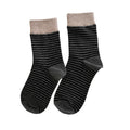 Retro Color Block Cuff Striped Crew Socks 6W8FSO665
