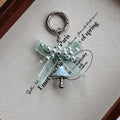 Handmade Bowknot Mushroom Kaychain Bag Charm 6W10BBC411