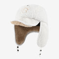 Vintage Floral Embroidery Faux Lamb Trapper Hat 6W6HAT638