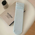 Fresh Solid Color Thin Breathable Scrunch Socks 6W8FSO744