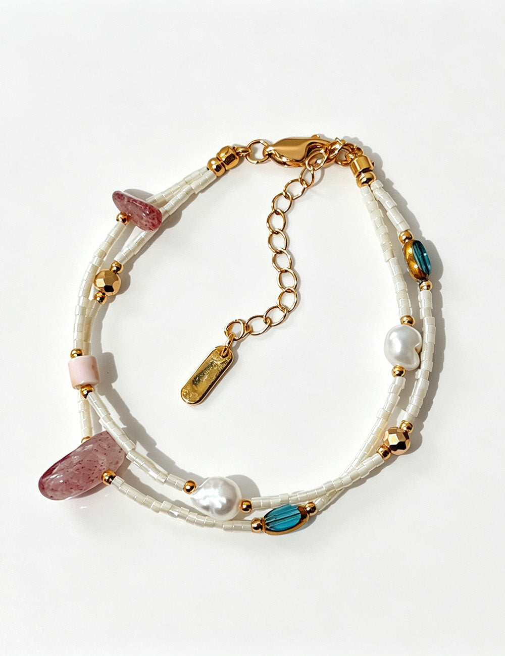 Double Layered Pearl Bracelet - DippedShop Wholesale - #9123