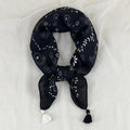 Vintage Paisley Print Thin Soft Square Scarf 6W6NSC217